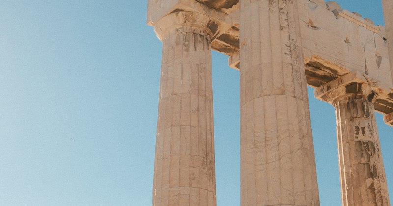Colonne di un tempio antico